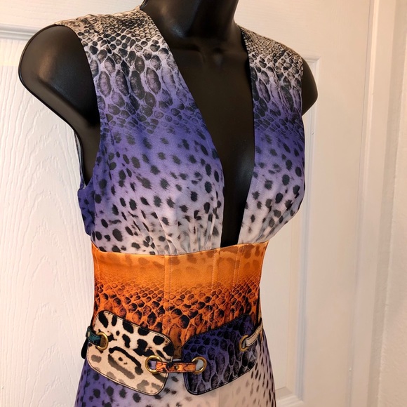 Multi-colored Marciano Gown(NWOT) - Picture 8 of 16